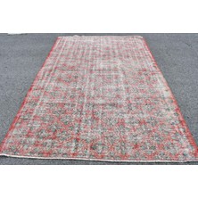 Kayra Export Türk Halısı, Eskitme Halı, Halı, 194 x 288  cm  Kırmızı Halı, El Yapımı Oturma Odası Halı,  9166