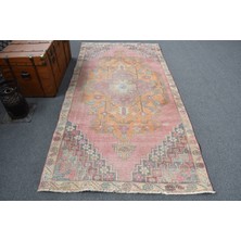 Kayra Export Türk Halısı, Eskitme Halı, Halı, 129 x 260  cm  Kırmızı Halı, Bohemsı Alan Halı, El Yapımı Alan Halı,  1