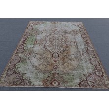 Kayra Export Eskitme Halı, Türk Halısı, Halı, 176 x 220  cm  Yeşil Halı, Anadolusı Salon Halı, Dekoratif Büyük Halı,