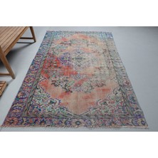 Kayra Export Türk Halısı, Eskitme Halı, Halı, 161 x 255  cm  Kırmızı Halı, Bahçe Yer Halı, Organik Oturma Odası Halı,