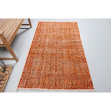 Kayra Export Türk Halısı, Eskitme Halı, Halı, 114 x 198  cm  Turuncu Halı, Bahçe Banyo Halı, Kabilesı Alan Halı,  897