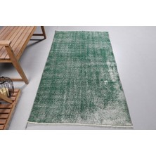Kayra Export Eskitme Halı, Türk Halısı, Halı, 112 x 205  cm  Yeşil Halı, Bohemsı Banyo Halı, Alan Halı,  8906