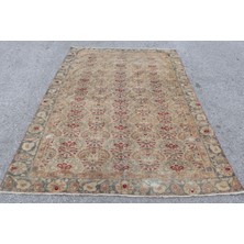 Kayra Export Eskitme Halı, Türk Halısı, Halı, 175 x 259  cm  Bej Halı, El Dokuma Oturma Odası Halı,  6043