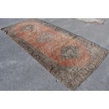 Kayra Export Türk Halısı, Eskitme Halı, Halı, 152 x 330  cm  Turuncu Halı, Bohemsı Salon Halı, Bahçe Salon Halı,  779