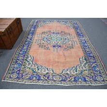 Kayra Export Eskitme Halı, Türk Halısı, Halı, 196 x 272  cm  Pempe Halı, Yün Salon Halı, Organik Salon Halı,  12060