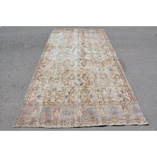 Kayra Export Eskitme Halı, Türk Halısı, Halı, 154 x 304  cm  Bej Halı, Bohemsı Salon Halı, Organik Salon Halı,  7399