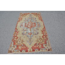 Kayra Export Eskitme Halı, Türk Halısı, Halı, 111 x 209  cm  Kırmızı Halı, Ofice Alan Halı, Alan Halı,  6085
