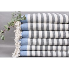Kayra Export Saks Mavi Düğün   Havluları, Banyo Havlusu, 100 x 170  cm  Pamuk Peştamal, Bekarlığa Veda Partisi
