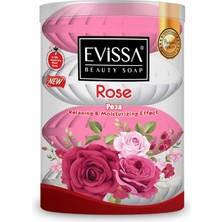Evissa Gül Güzellik Sabunu 110GR x 4