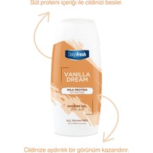 Deep Fresh Vanilla Dream Duş Jeli Süt Proteini 400ml