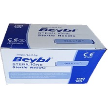 Beybi Steril Kahve Rengi Iğne Ucu 26gx1/2" 100 Adet