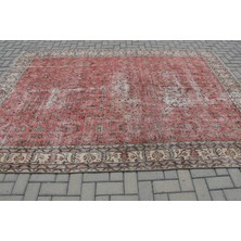 Kayra Export Türk Halısı, Eskitme Halı, Halı, 215 x 306  cm  Kırmızı Halı,  Büyük Boy Halı, El Dokuma Oturma Odası Ha