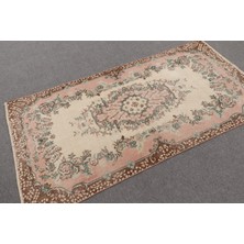 Kayra Export Türk Halısı, Eskitme Halı, Halı, 108 x 211  cm  Bej Halı, Bahçe Banyo Halı, El Yapımı Banyo Halı,  9782