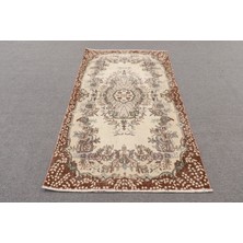 Kayra Export Türk Halısı, Eskitme Halı, Halı, 116 x 205  cm  Bej Halı, Yün Alan Halı, Alan Halı,  9783