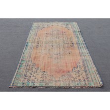 Kayra Export Türk Halısı, Eskitme Halı, Halı, 158 x 247  cm  Turuncu Halı,  Büyük Halı, Bahçe Oturma Odası Halı,  851