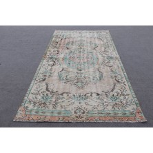 Kayra Export Türk Halısı, Eskitme Halı, Halı, 157 x 280  cm  Yeşil Halı, Organik Yer Halı, El Yapımı Salon Halı,  852