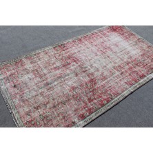 Kayra Export Eskitme Halı, Türk Halısı, Halı, 124 x 232  cm  Kırmızı Halı, Dekoratif Alan Halı, Alan Halı,  8466