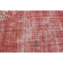Kayra Export Eskitme Halı, Türk Halısı, Halı, 215 x 305  cm  Kırmızı Halı, Dekoratif  Halı, Büyük Boy Halı,  2693