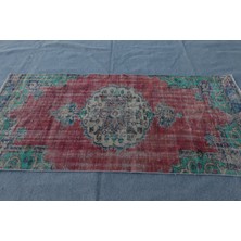Kayra Export Eskitme Halı, Türk Halısı, Halı, 119 x 242  cm  Kırmızı Halı, Dekoratif Alan Halı, Bohemsı Alan Halı,  8