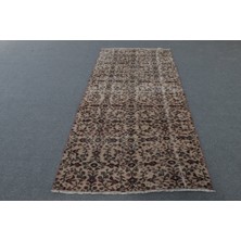 Kayra Export Eskitme Halı, Türk Halısı, Halı, 116 x 238  cm  Kahverengi Halı, El Yapımı Alan Halı,  8611