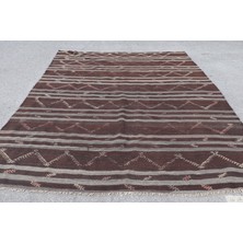 Kayra Export Türk Halısı, Eskitme Halı, Halı, 260 x 307  cm  Kahverengi Halı, Organik Büyük Boy Halı,  7431