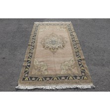 Kayra Export Türk Halısı, Eskitme Halı, Halı, 128 x 230  cm  Mavi Halı, Dekoratif Banyo Halı,  Banyo Halı,  5684