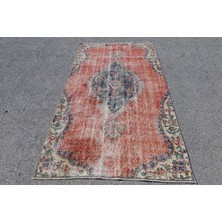 Kayra Export Eskitme Halı, Türk Halısı, Halı, 121 x 228  cm  Kırmızı Halı, Ofice Alan Halı, Anadolusı Banyo Halı,  62