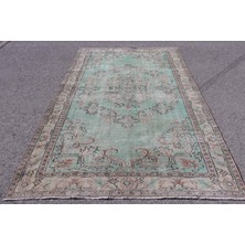Kayra Export Eskitme Halı, Türk Halısı, Halı, 175 x 280  cm  Yeşil Halı,  Oturma Odası Halı, Dekoratif Büyük Halı,  6