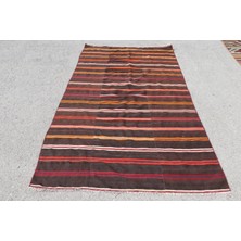 Kayra Export Eskitme Halı, Türk Halısı, Halı, 146 x 260  cm  Turuncu Halı, Anadolusı Salon Halı,  7442