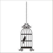 Technopa KUŞ KAFESİ FOLYO STİCKER - 80cm Uzunluk