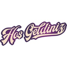 Technopa Hoşgeldiniz Folyo Sticker 20 cm Uzunluk