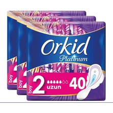 Orkid Platinum Uzun Cesaret Paketi 40 Lı x 3 Adet