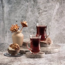 Paşabahçe 55783 Keyif Kulplu Çay Bardağı 6 Lı