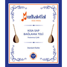 Müzik Aleti Al MAA1 Kısa Sap Bağlama Teli (0.18 - Tam Takım)