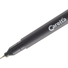 Caretta Twin Liner 65 Çift Uçlu Keçeli Kalem, Gri, 0.4 Mm/1.00 mm