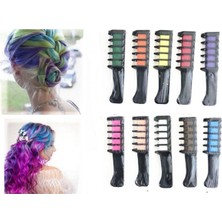 Deco Elit Saç Tebeşiri Taraklı 10 Lu Renkli Saç Boyası Tebeşiri Geçici Saç Tebeşir Seti Hair Chalk