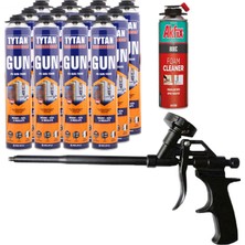 Tytan 14 Parça Pu Köpük Tabancalı Temizleyici Montaj Isı Yalıtım 750ML