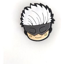 Hd Marketim Naruto Kakashi Terlik Ayakkabı Süsü Silikon Kız Erkek Aksesuar 1 Adet Hediye