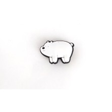 Hd Marketim Kafadar Ayı Terlik Ayakkabı Süsü Silikon Kız Erkek Aksesuar 1 Adet