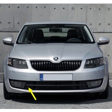 After Skoda Octavia 3 A7 2013-2017 Ön Tampon Sağ Sis Farı Çerçevesi Petekli Izgarası 5E0807682