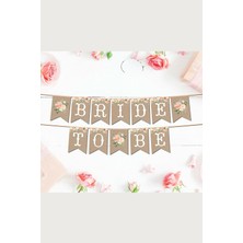 Bal10 Dünyası Bride To Be Yazılı Temalı Bekarlığa Veda Partisi Konsepti Banner