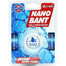 Boss Nano Bant - Şeffaf - Yıkanabilir - Yeniden Kullanılabilir