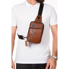 Kindfox Deri Unisex Kulaklık Çıkışlı Mini Bodybag | Omuz Çantası | Çapraz Çanta