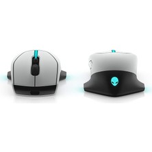 Dell Alienware 610M Kablolu/kablosuz Gaming Mouse AW610M Ay Işığı