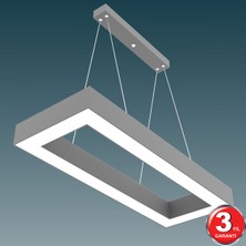 Hegza Lighting Mesita Gri Kasa Gün Işığı Ledli Sarkıt Modern LED Avize