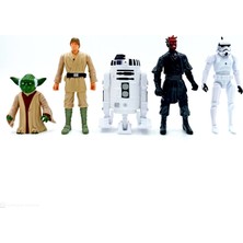 PopŞeker PopŞeker Star Wars Stormtrooper, Luke Skywalker, R2-D2, Darth Maul, Yoda Yıldız Savaşları Karakterleri Seti