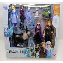 Frozen Karlar Ülkesi Oyuncak Figür Seti Elsa Anna Olaf Kristoff Bulda Nokk Bruni