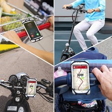 Tutyakala Universal Motorsiklet Bisiklet Bebek Arabası Telefon Tutucu