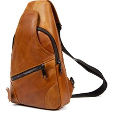 Kindfox Deri Unisex  Omuz Çantası | Çapraz Çanta | Bodybag