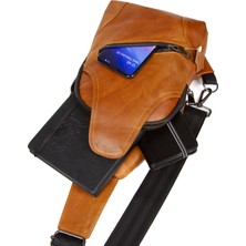 Kindfox Deri Unisex  Omuz Çantası | Çapraz Çanta | Bodybag